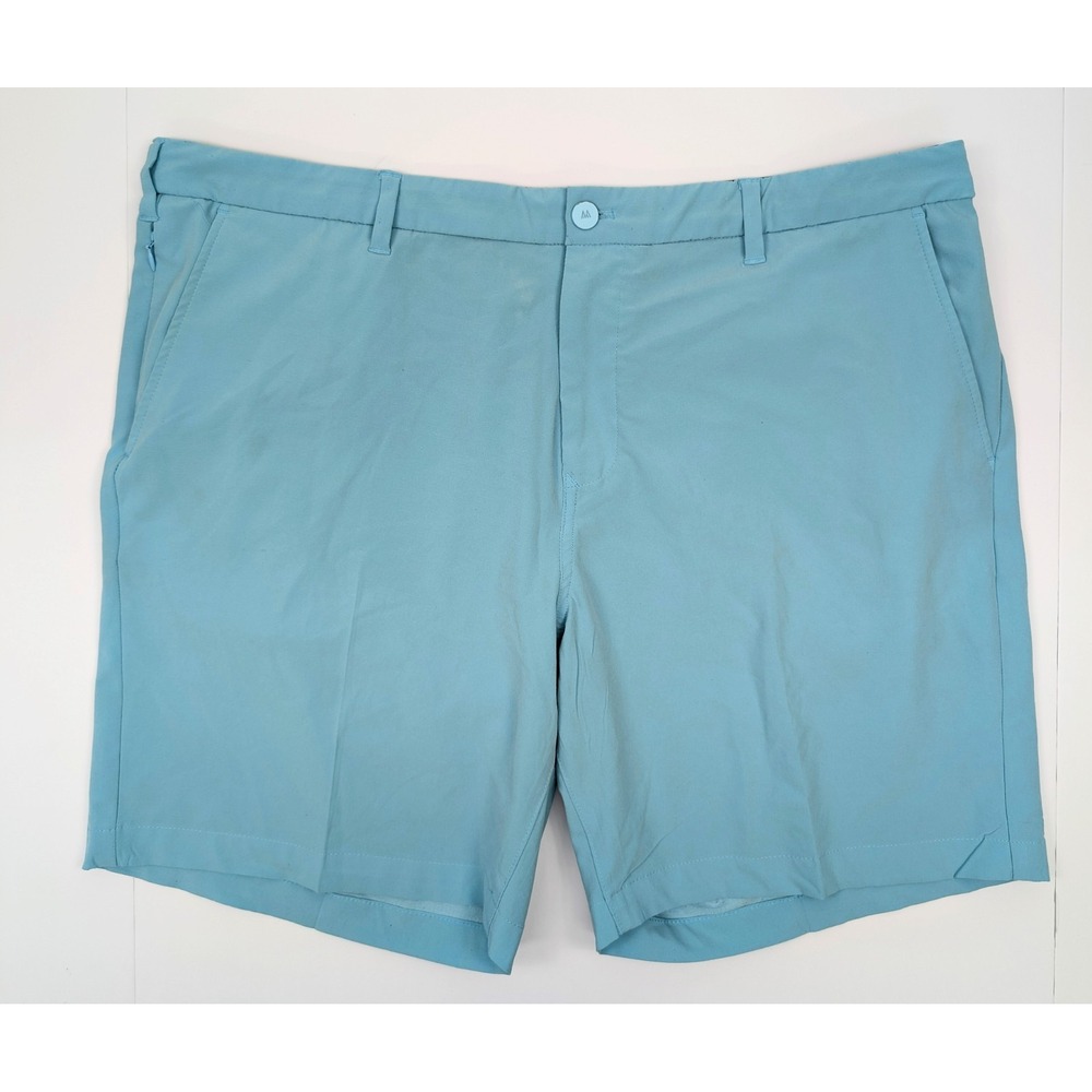 Mizzen + Main Helmsman Shorts Mens Size 40 8' Inseam‎ Blue Performance Chino